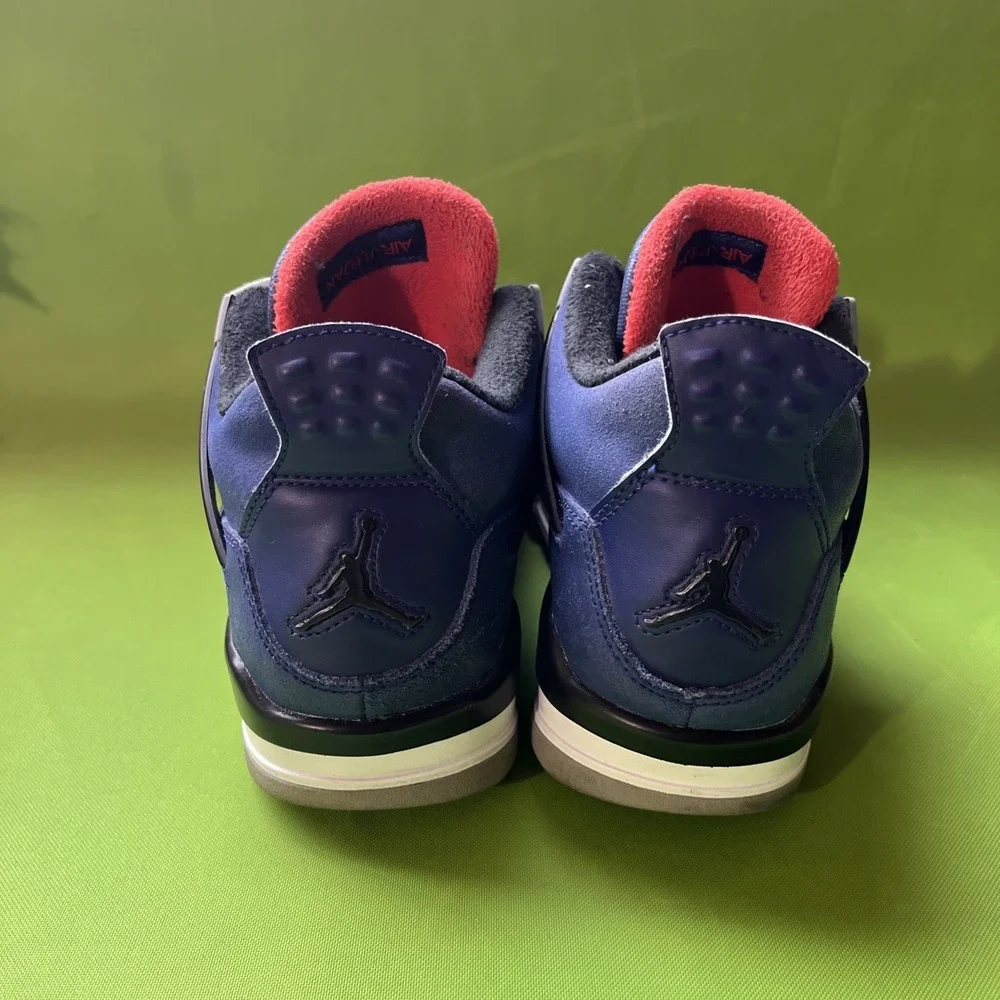Youth‎ 7Y Nike Air Jordan 4 Retro Winterized Loyal Blue Shoes CQ9745-401